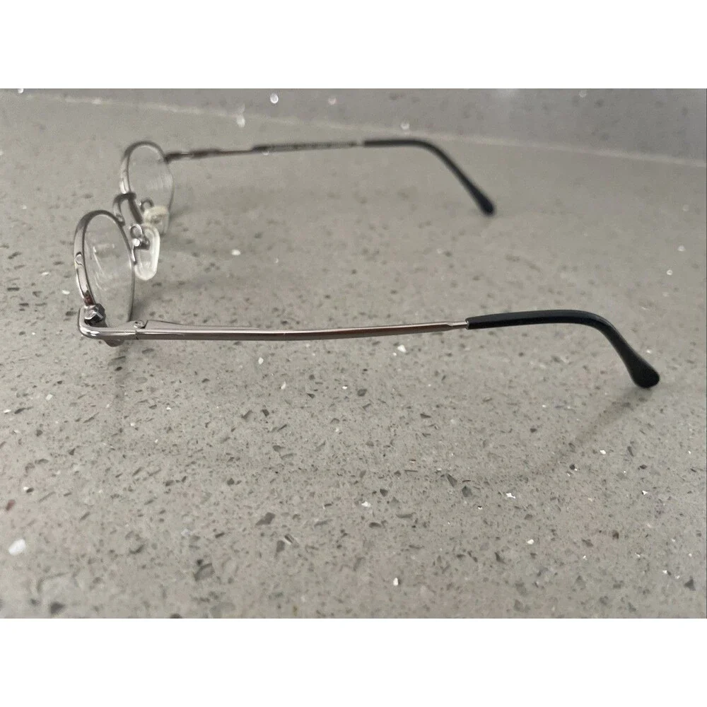 Eurosteel 78 Flex Shiny Gunmetal Eyeglasses Frames ONLY 42-19-125 Full Rim